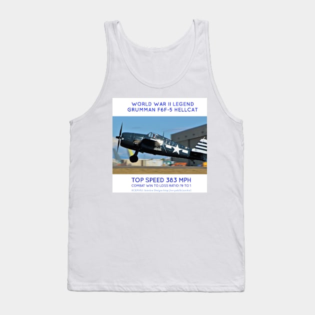 Grumman F6F Hellcat Tank Top by acefox1